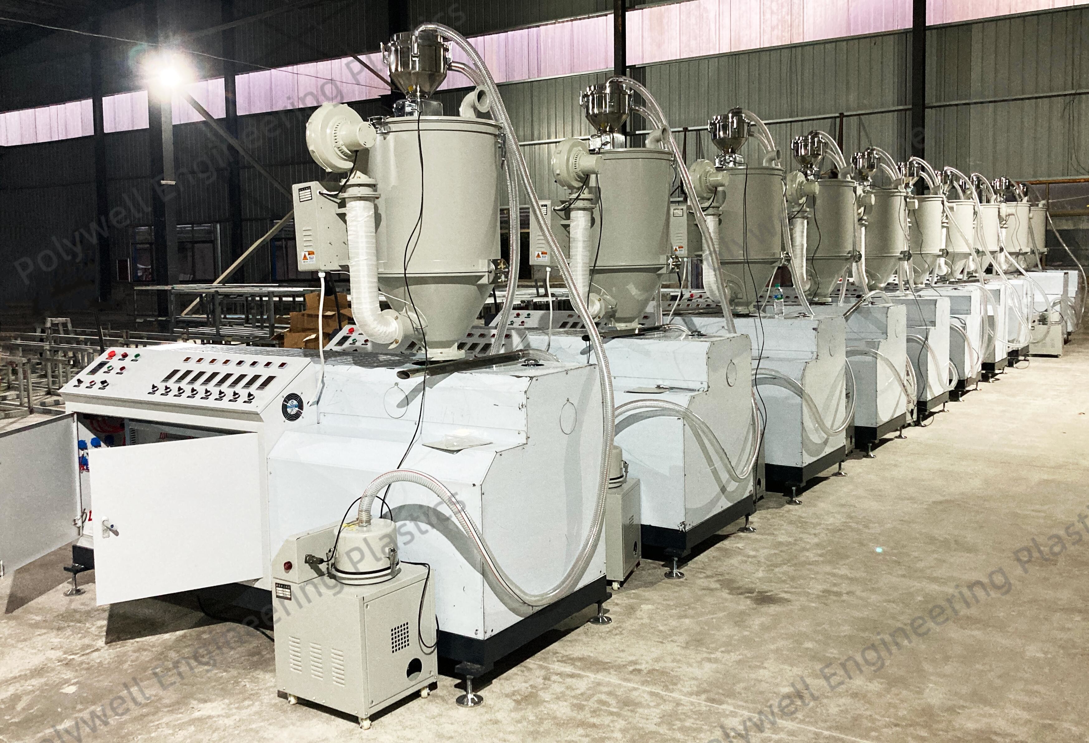 Automatic Plastic Forming Extruding Machine For PA66GF25 Heat Insulating Strips