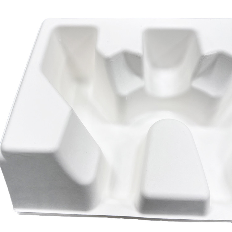 Eco Friendly Molded Pulp Tray Biodegradable Paper Insert Packing
