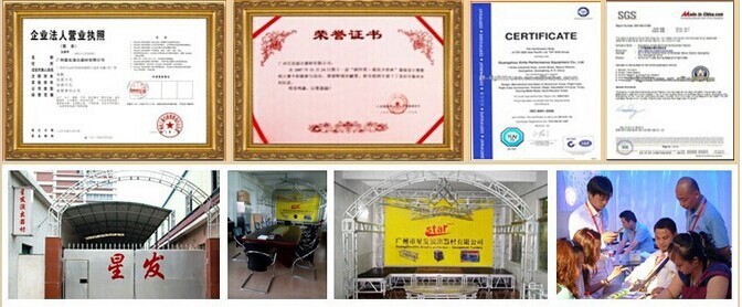Aluminum 350*350mm Stage Lighting Truss For Multipurpose Activities