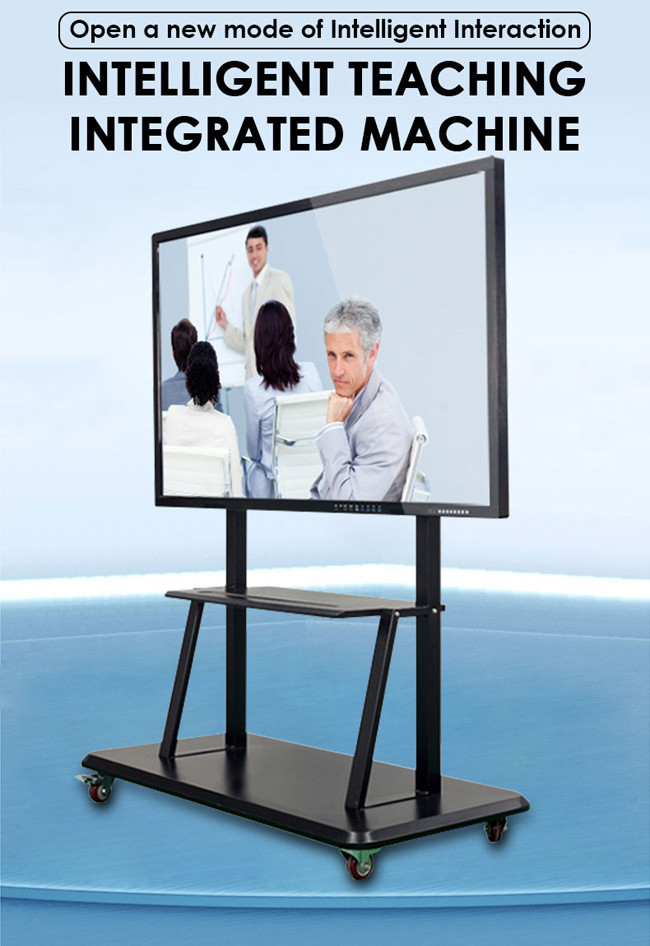 75 Inch Interactive Flat Panel 8ms Smart Board For Classroom