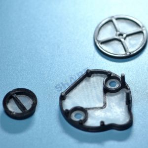 Venting Sieve Flat Filter Plastic Fabric Mesh PA Pet Insert Over Moulded POM