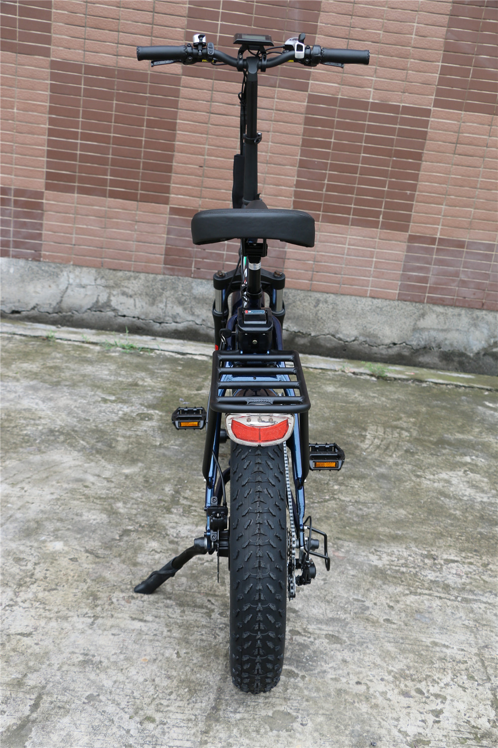 MOZO Suspension Fork 250W Bafang Hub Motor Fat Tyre Folding Electric Bicycle Free Shipping