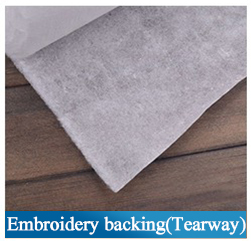Customized Width Non-Woven Fusible Interlining with Gum Stay 50% Polyester 50% Nylon