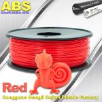 ABS Custom 1kg / roll Fluorescent Red Filament Luminous 3D Printer Consumables