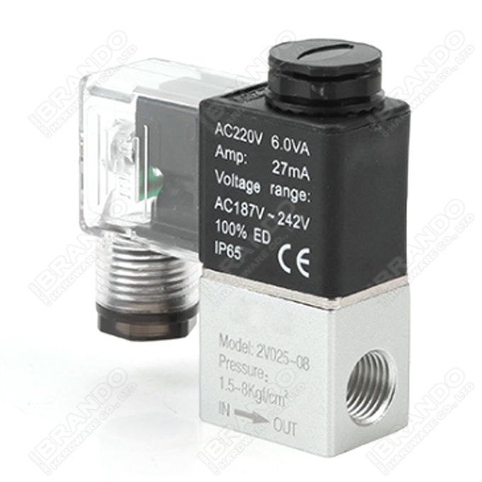 3V1-06-DC24V Airtac Type Pneumatic Solenoid Valve 3 Way 24V DC 1
