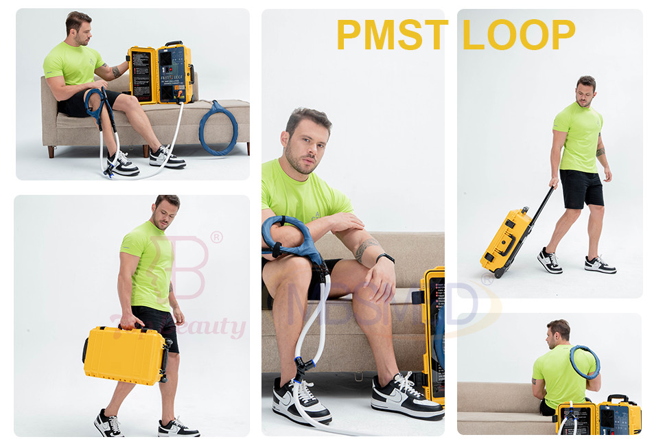 Pmst Double Loop For Human Physical Therapy Physio PEMF Magnetic Therapy Device Machine For Frozen Shoulder Pain Relief
