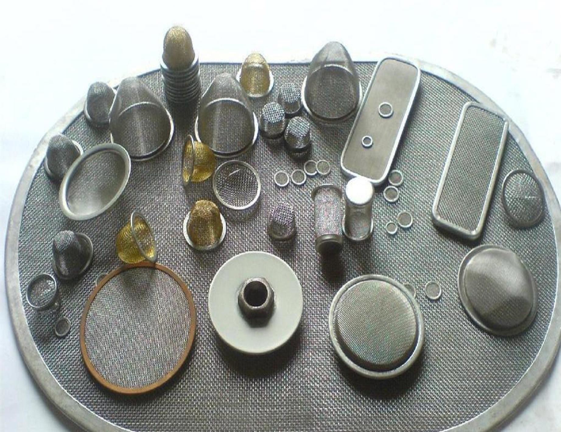 Mesh Filter Screen Bare Edge Hemming Copper Wire Mesh Products