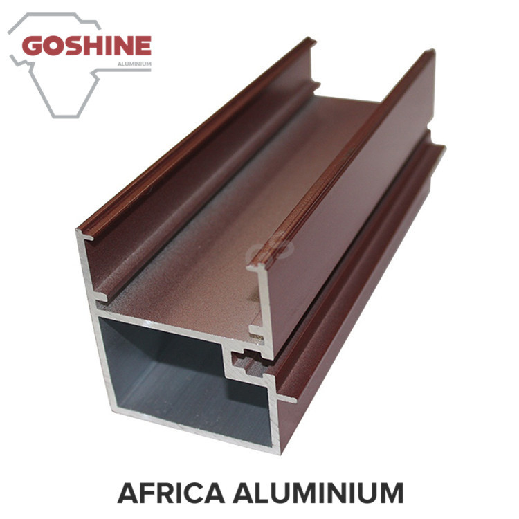 High Hardness Wood Finish Aluminium Profiles Corrosion Resistance For Doors