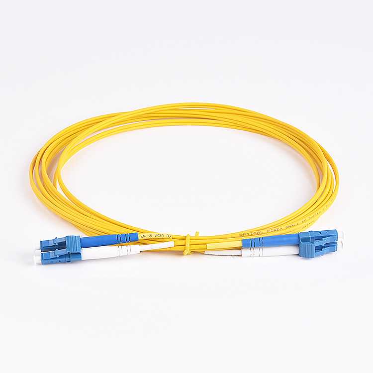 10G OM3 LC To SC Jumper Duplex Multimode Fiber Patch Cord