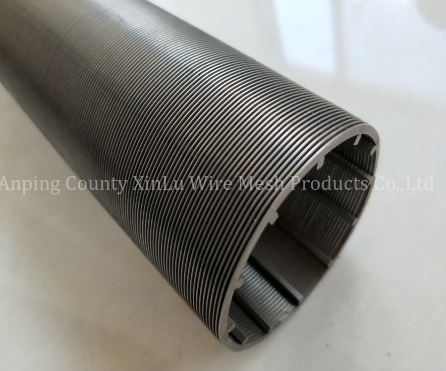 Bright Wire Wrap Screen Inverted Shallow FOTI Stainless Steel Round Screen