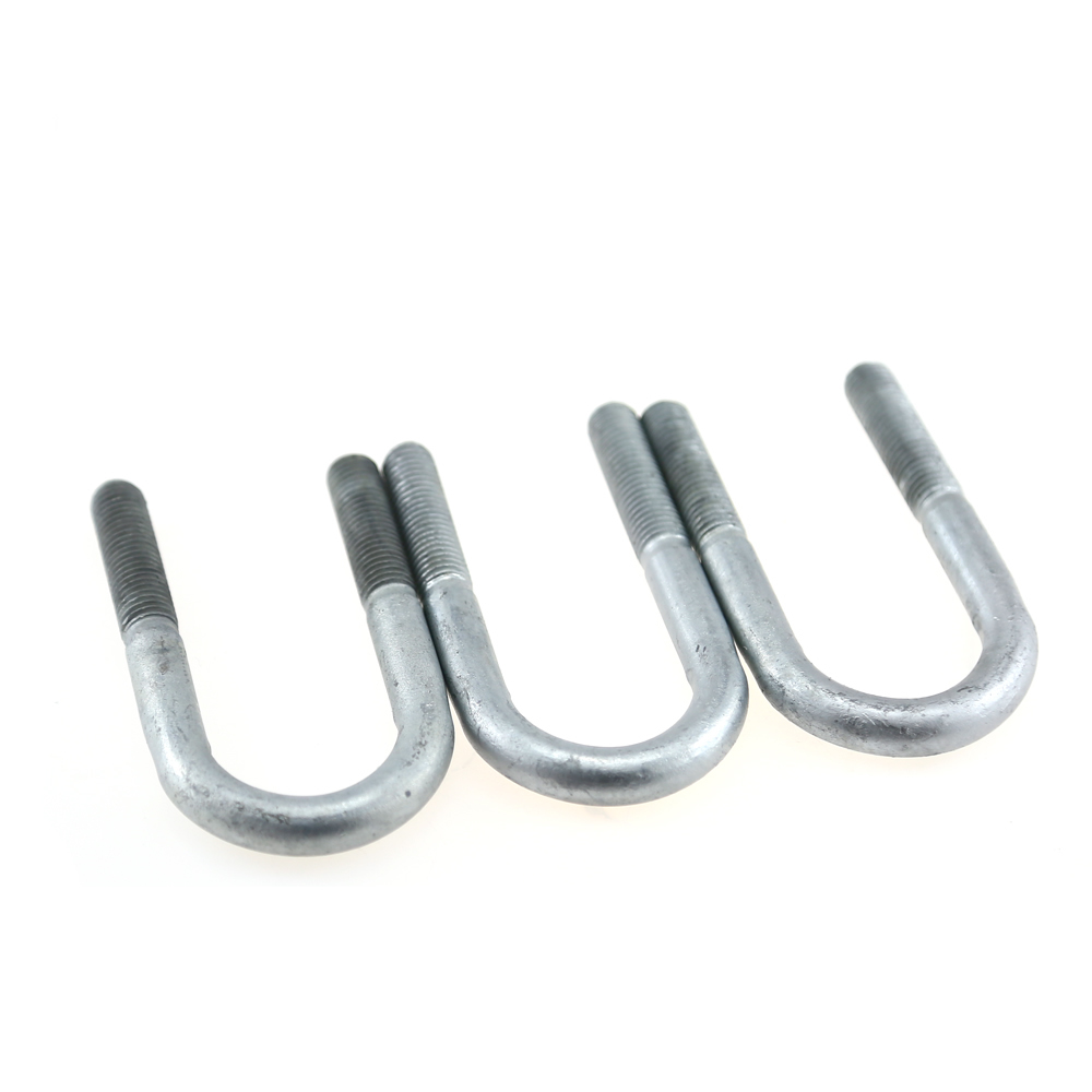 Carbon Steel Grade 10.9 Hot DIP Galvanized Stainless Steel U Bolt Bending Machine Square Lock Pipe Clamp Custom Size