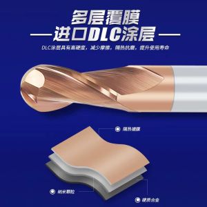 Ball End Mill Cutter Tungsten Carbide Material General Processing