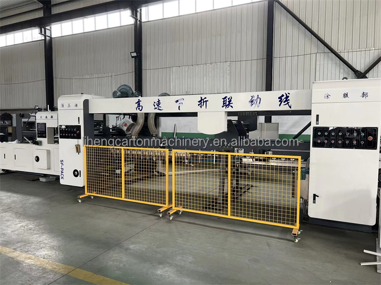 Advanced Flexo Printing Slotting Die Cutter with Online Folder Gluer Bundler Machine