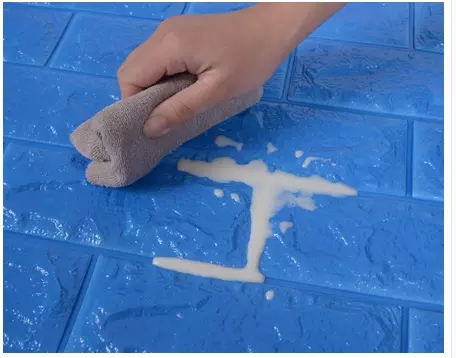 3D PE Foam Wall Sticker Brick Self Adhesive Wall Covering Moisture-Proof 120g-150g/pcs Function for Interior Home Decor