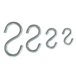 Customized Polish Galvanized Metal Steel S Hooks Hanging Standard ASME M2-M12