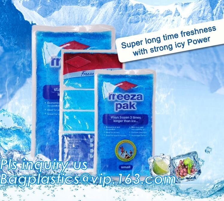 biodegradable ice bag pack reusable injection ice pack for cold compression, Reusable Gel Ice Bag Insulated Dry Cold Ice