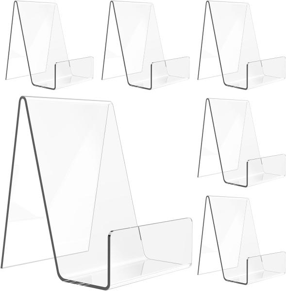 OEM Acrylic Display Stand Acrylic Desktop Organizer For Books Albums CDs