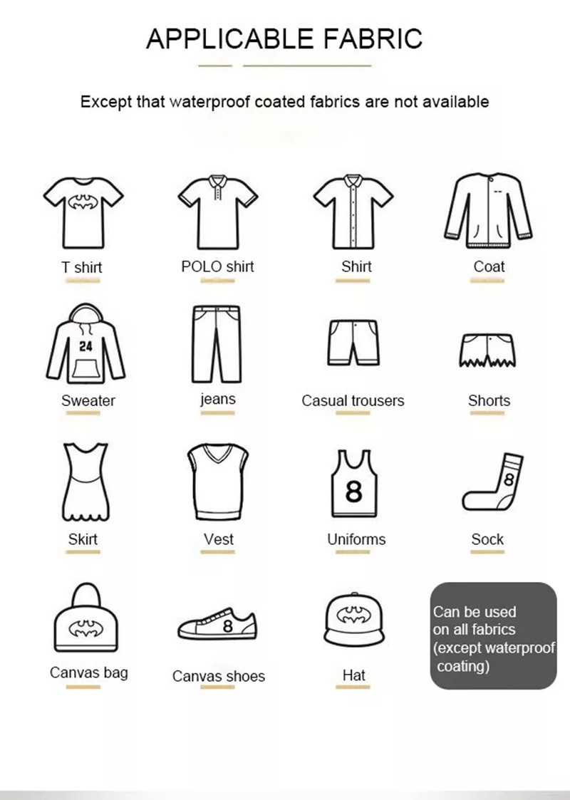 Customized 10-15s Press Puffs Thermal Transfer Film For T Shirt