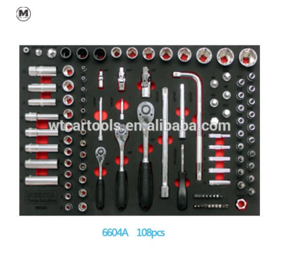 Convenient Trolley Tool Set for Workshop Car Maintenance 3 Drawers 1 Included