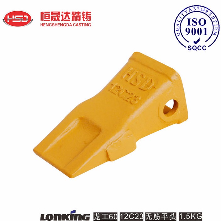 LG60 12C23 Lonking Excavator Bucket Teeth Anti-slip Tooth Surface Flat