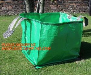 China Home Garden Supplies Reusable Gardening Collapsible Garden Leaf Bags,2Pcs/Set Large Capacity 272L Trash Garden Leaf Weed on sale