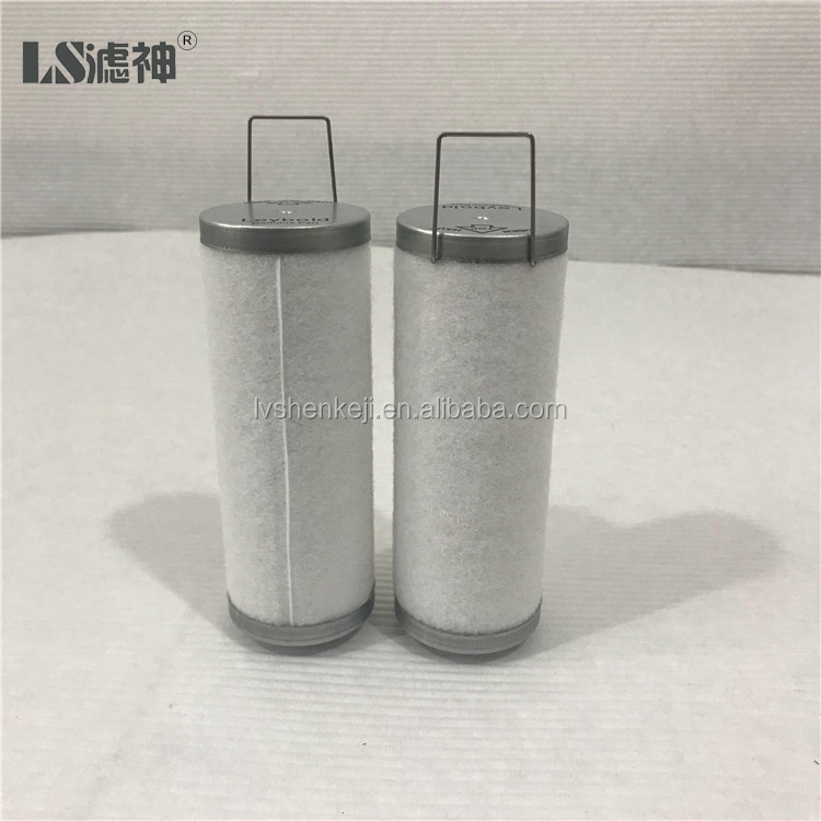 Replace the Leybold vacuum pump exhaust filter 71413280 oil mist separator
