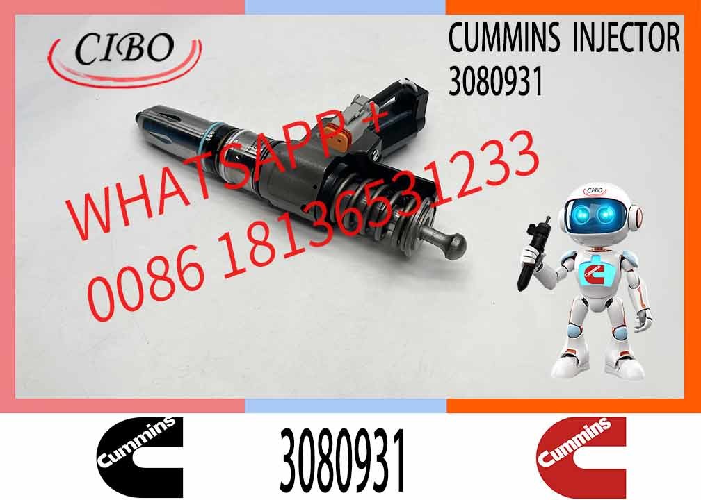 Engineering Machinery N14 Truck Engine System Accessories 3080931F Diesel Fuel Injector