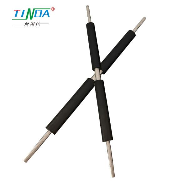 Smooth Cylindrical Laminator Industrial Rubber Roller Enhancing Manufacturing