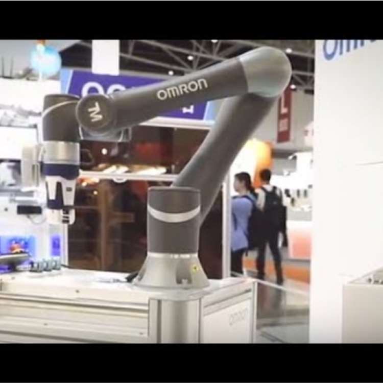 Collaborative Robot TM14 With CNC robotic Arm For Loading And Unloading As Pick And Place Robot