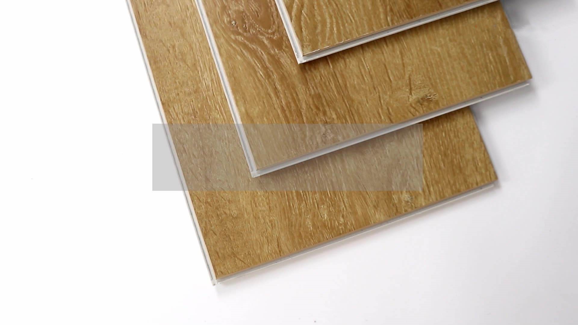 Modern 5mm 6mm SPC Click Plank Flooring Texture Indoor Decoration