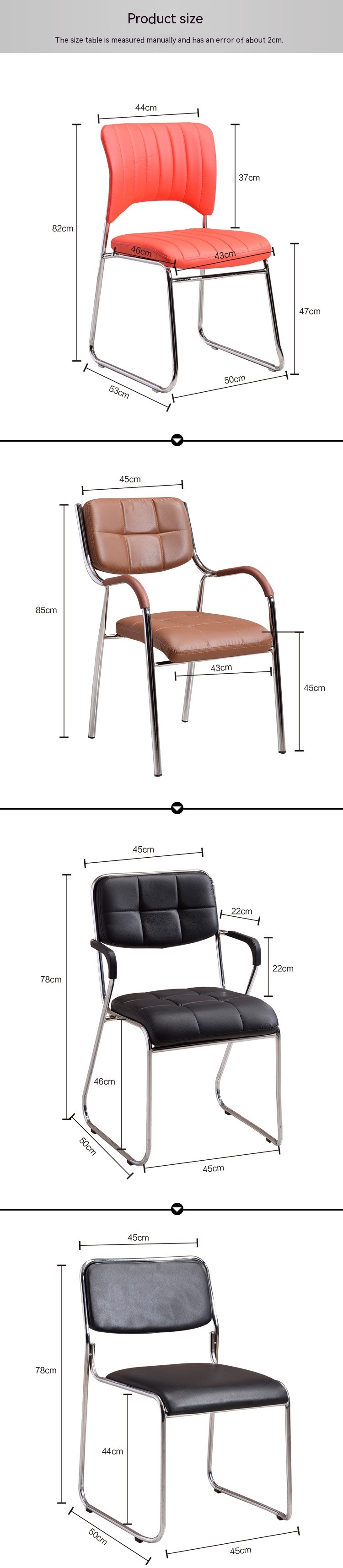 Adjustable Lifting Function Executive Office Chair with Revolving Mesh and PU Leather