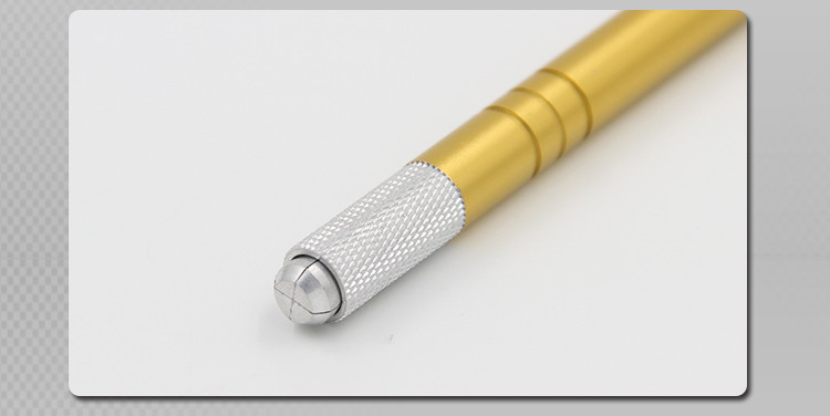 Microblading Permanent Makeup Eyebrow Tattoo Light Yellow Manual Permanent Tattoo Pen