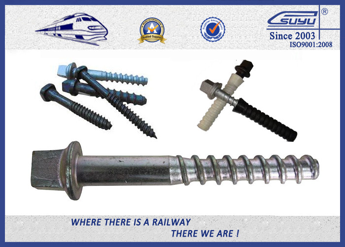 High Tensile Medium / Large Metal Railway Sleeper Screws Diameter 12mm - 27mm