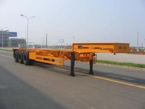 China CIMC 30ft goose neck type trailer chassis ( tank container trailer manufacturer ) on sale