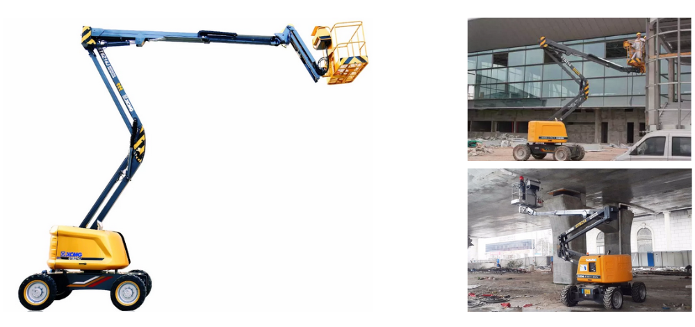 Electrical Articulated Boom Lift , 14m Boom Lift Electric Work Platform