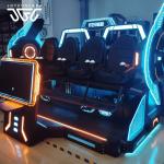 Four-seat Rotating 9D Virtual Reality Theater With multiplayer gaming suitable
