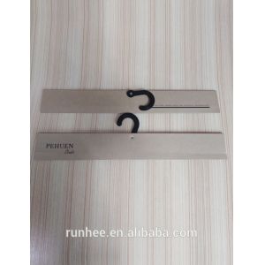 Eco Friendly Paper Fabric Sample Hanger Customized Color Cardboard Hanger For