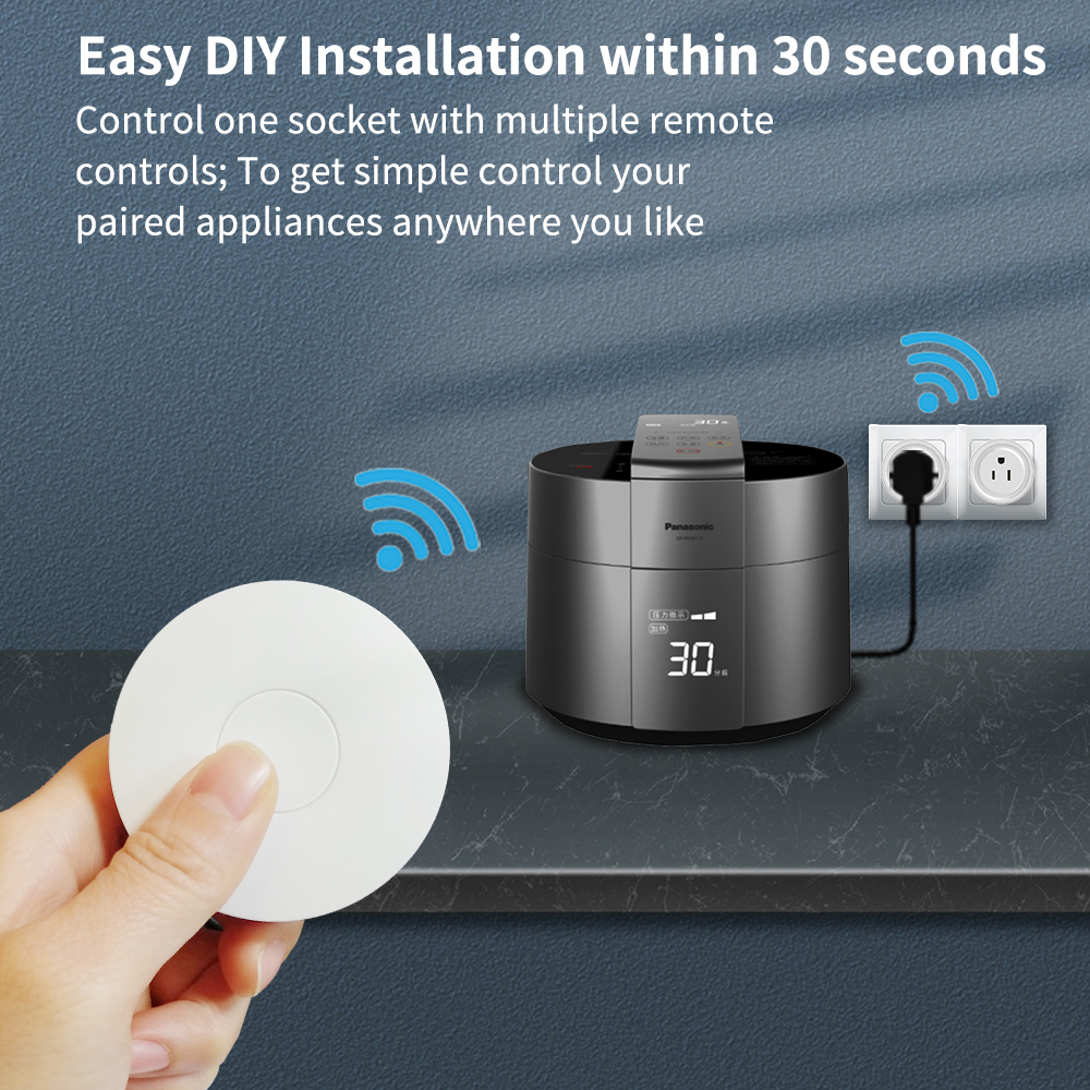 SIXWGH Wireless Electrical Outlet Switch Remote Control Power Plug OEM ODM