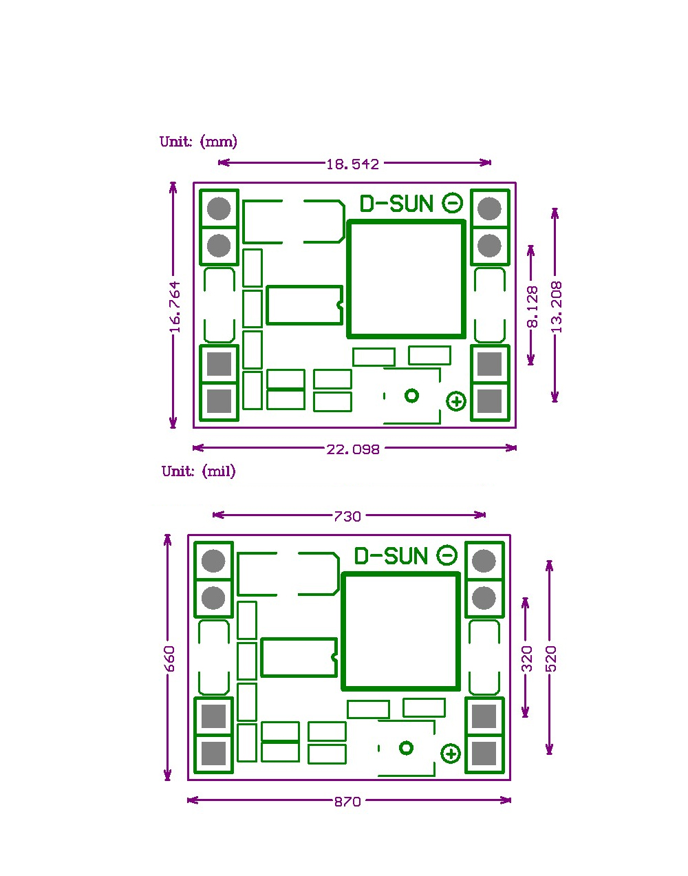 MP1584EN 3A Adjustable DC-DC Step-Down Module for Wide Temperature Range and Industrial