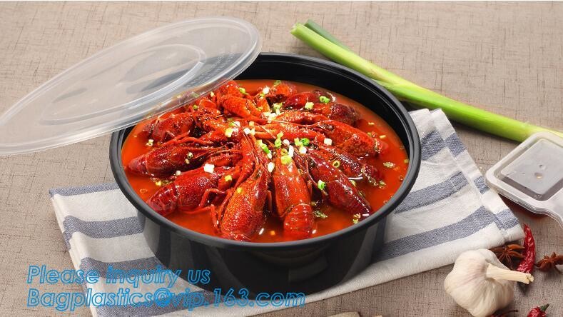 disposable cornstarch convenience takeaway plastic food bowl,BPA free bamboo fiber plastic food bowl with FDA, fast food