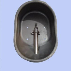 ISO9001 Rectangular Pig Drinking Bowl 30*21*13cm Anti Rust