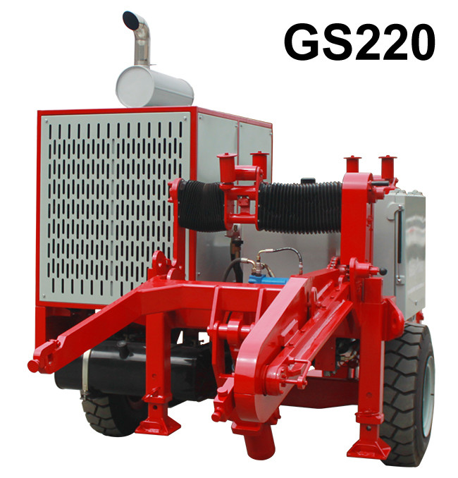 Max Pulling 220KN Bull-Wheel Diesel Hydraulic Cable Stringing Equipment