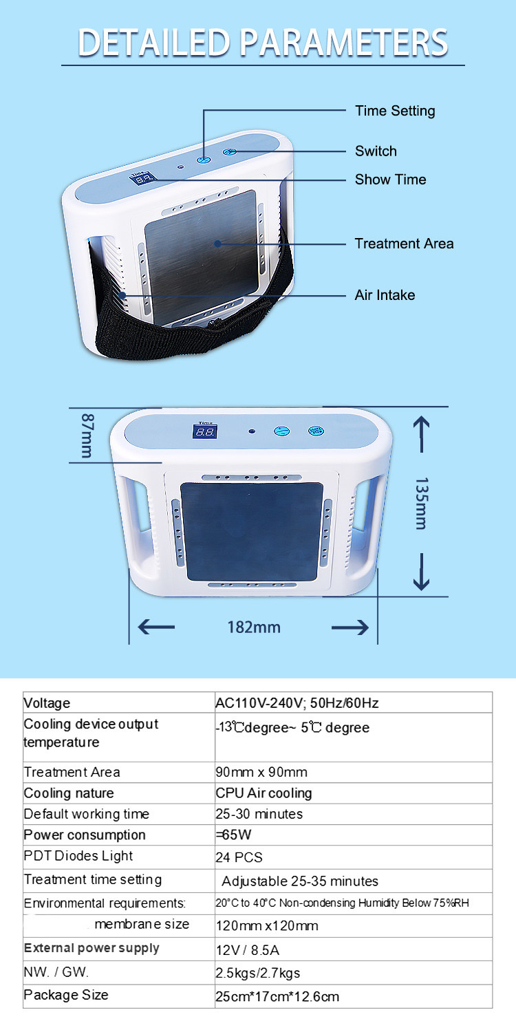 LF-251 Portable Mini Cryo Frozen Fat Machine Mini Cryotherapy Pad Frozen Freeze Slimming Cool Fat Machine