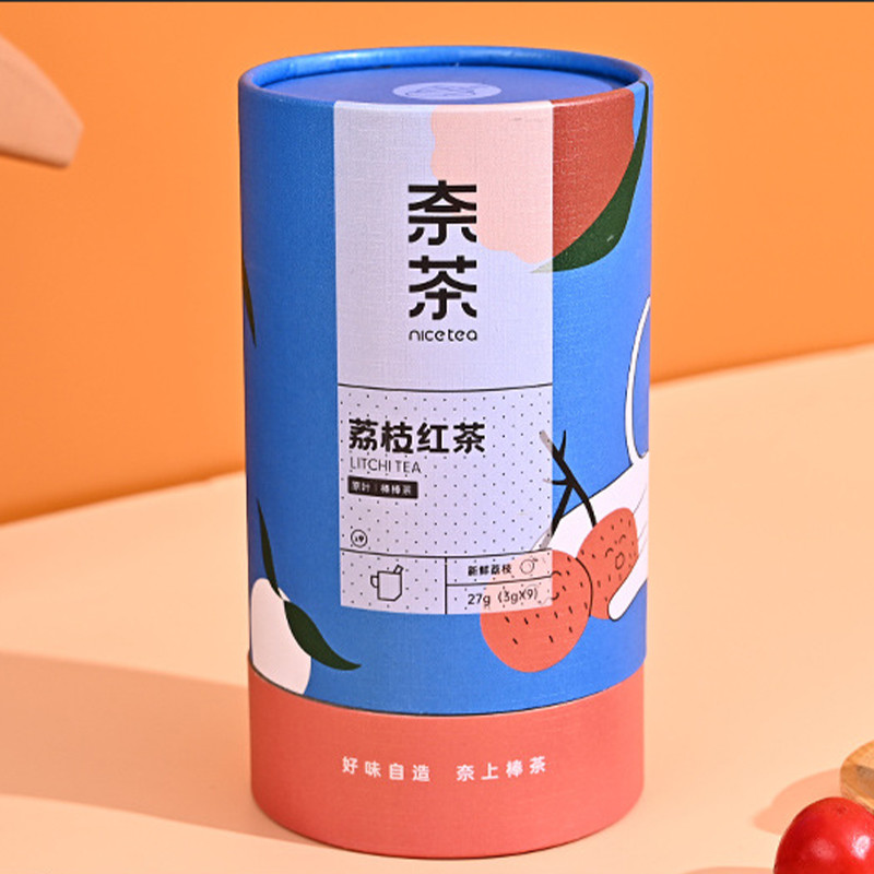 Biodegradable Custom Carton Cylinder Paper Tube Box Gift Color Box