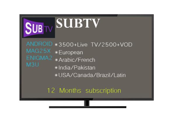 1 Year IPTV code Canadian Channels European Arabic Latin American iptv account