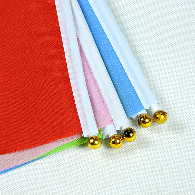 Colorful Dacron Small Colorful Flag Games Cheering Flags Logo Customized
