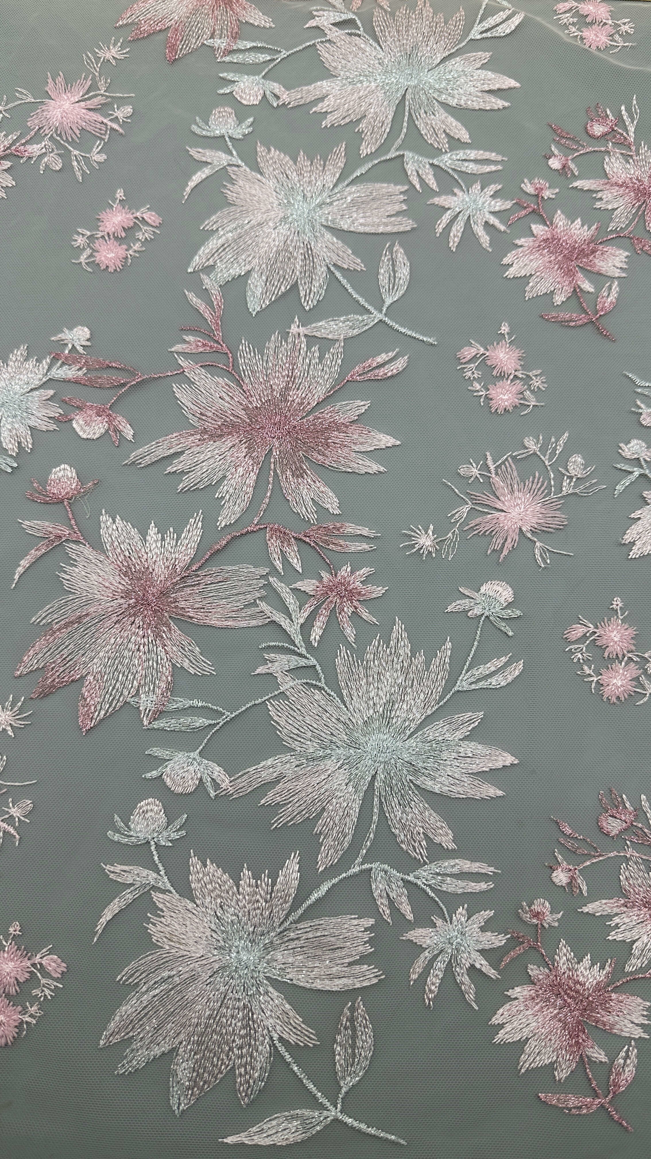 3D Floral Lace Fabric Durable and Elegant Luxary Embroidery Fabric Wedding Birthday Occasions Hight Quality Embroidery Lace Fabric