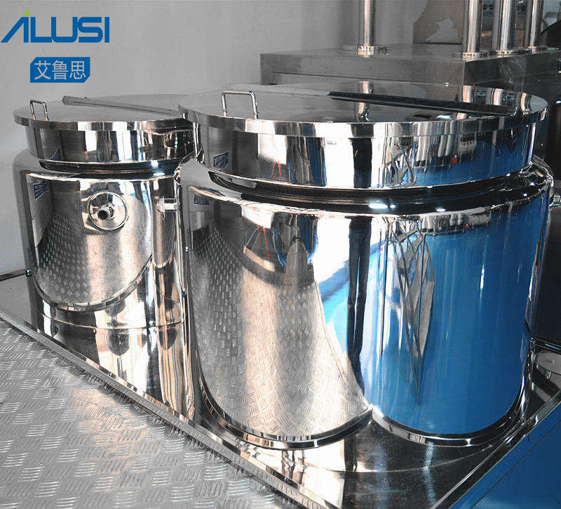High Shear Dispersing Cosmetic Ointment Vacuum Emulsifier Homogenizer Mixer