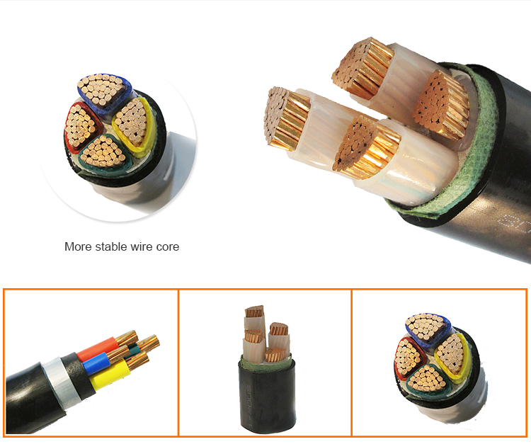 4 Cores 132kV XLPE High Voltage Power Cables For Construction