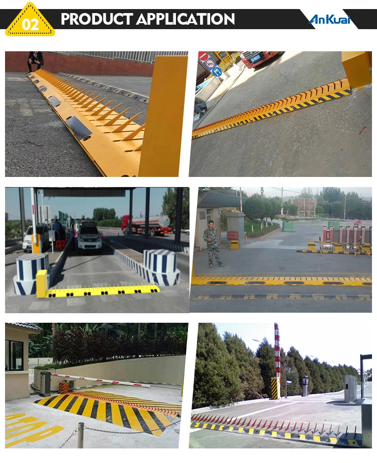 Electric Traffic Automatic Tyre Killer Safety System Bollard Spike Road Blocker